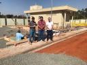 Superintendente da Saev Ambiental visita obra para tratamento de esgotos na Vila Carvalho